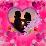 romantic love photo frames android application logo